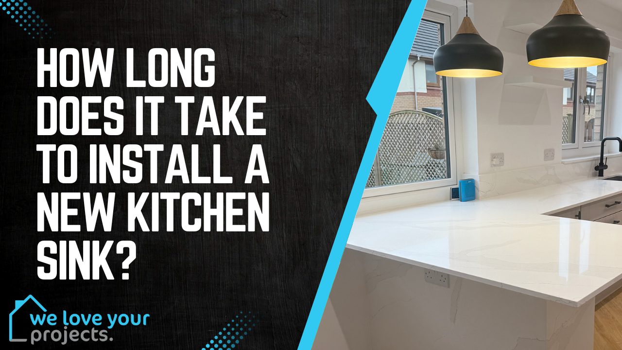 How long does it take to install a new kitchen sink